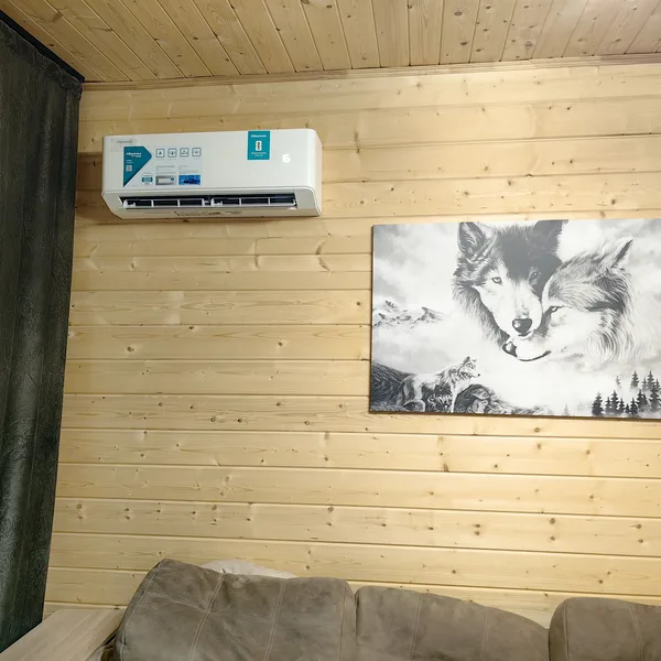 Установка кондиционера Hisense с Wi-Fi в ДНП «Земляничная Поляна»