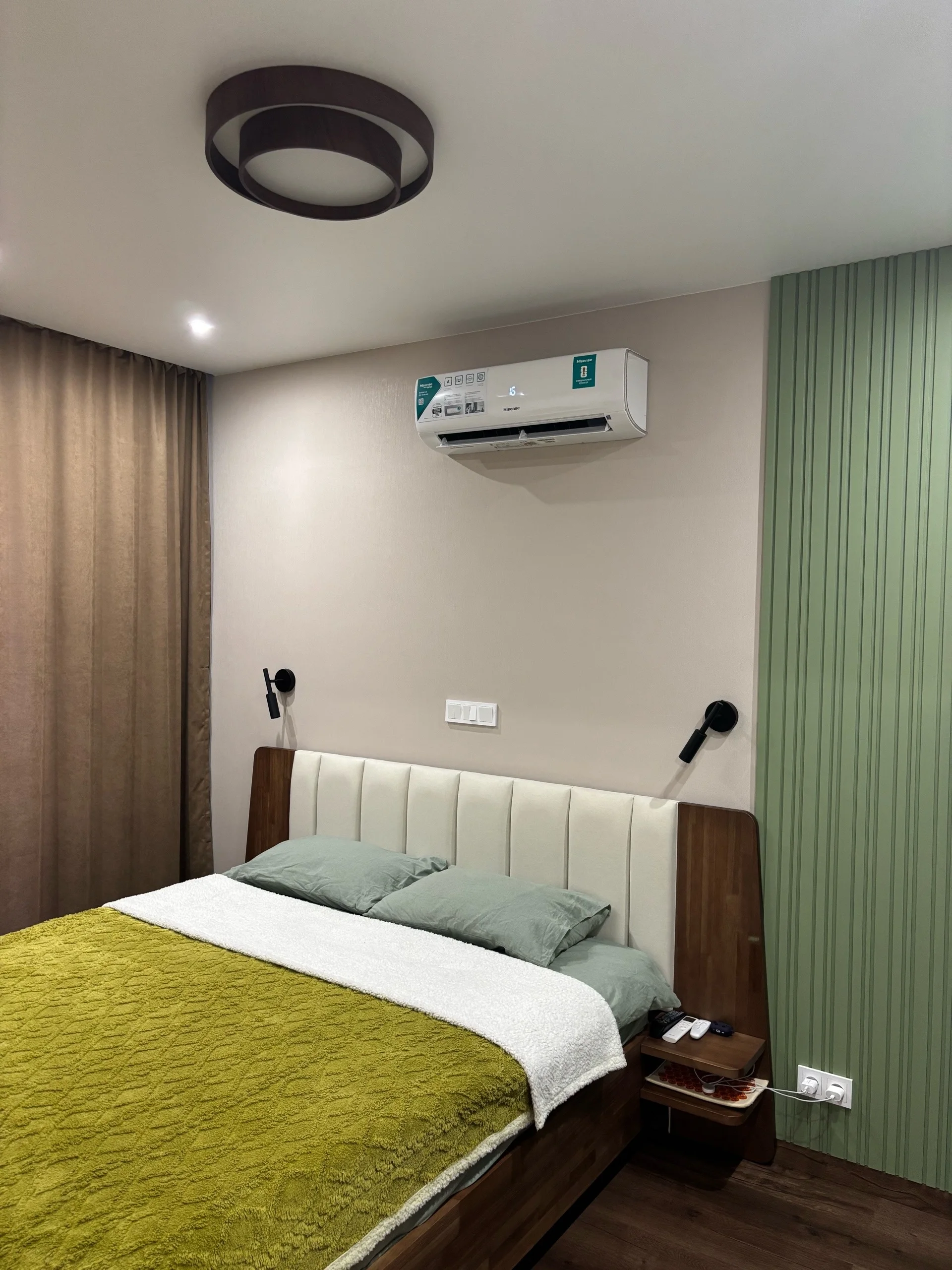 Установка Hisense ZOOM 2.0 DC Inverter в 2 этапа в селе Большая Ельня